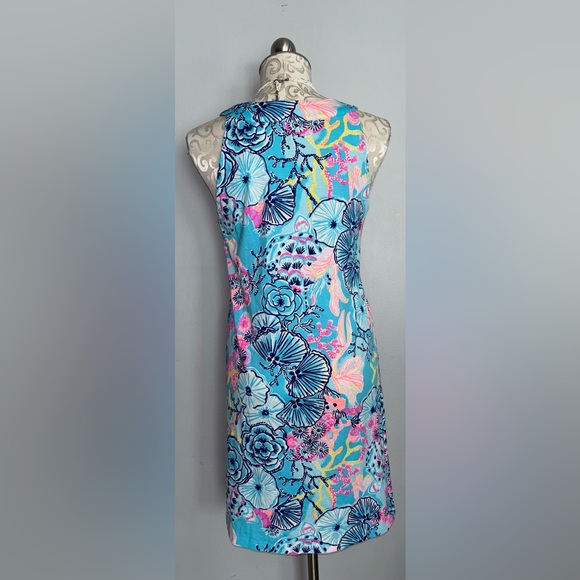 Lily Pulitzer 100% Cotton Shift Dress Size Small. #47 - Picture 7 of 10